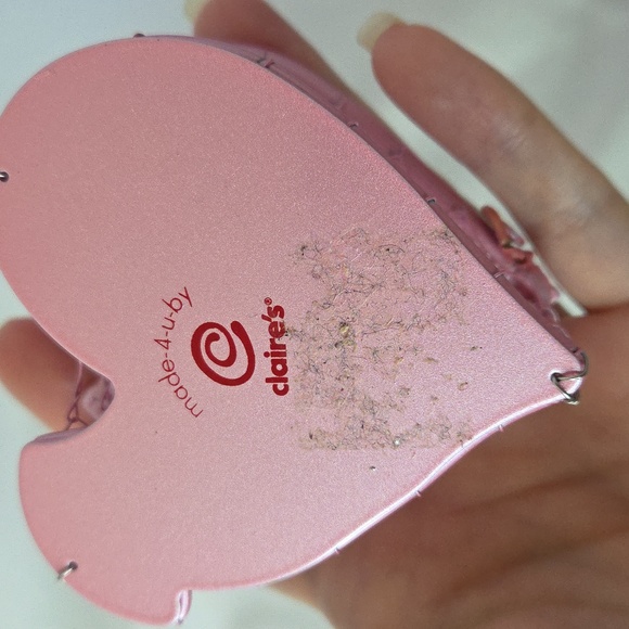 Heart Shaped wire box Trinket Claire's vintage y2k rare - Picture 7 of 9